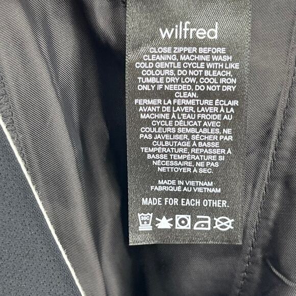 Aritzia Wilfred The Effortless Pant Black 16 New Trousers - Picture 8 of 9